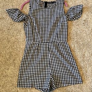 Gingham Romper
